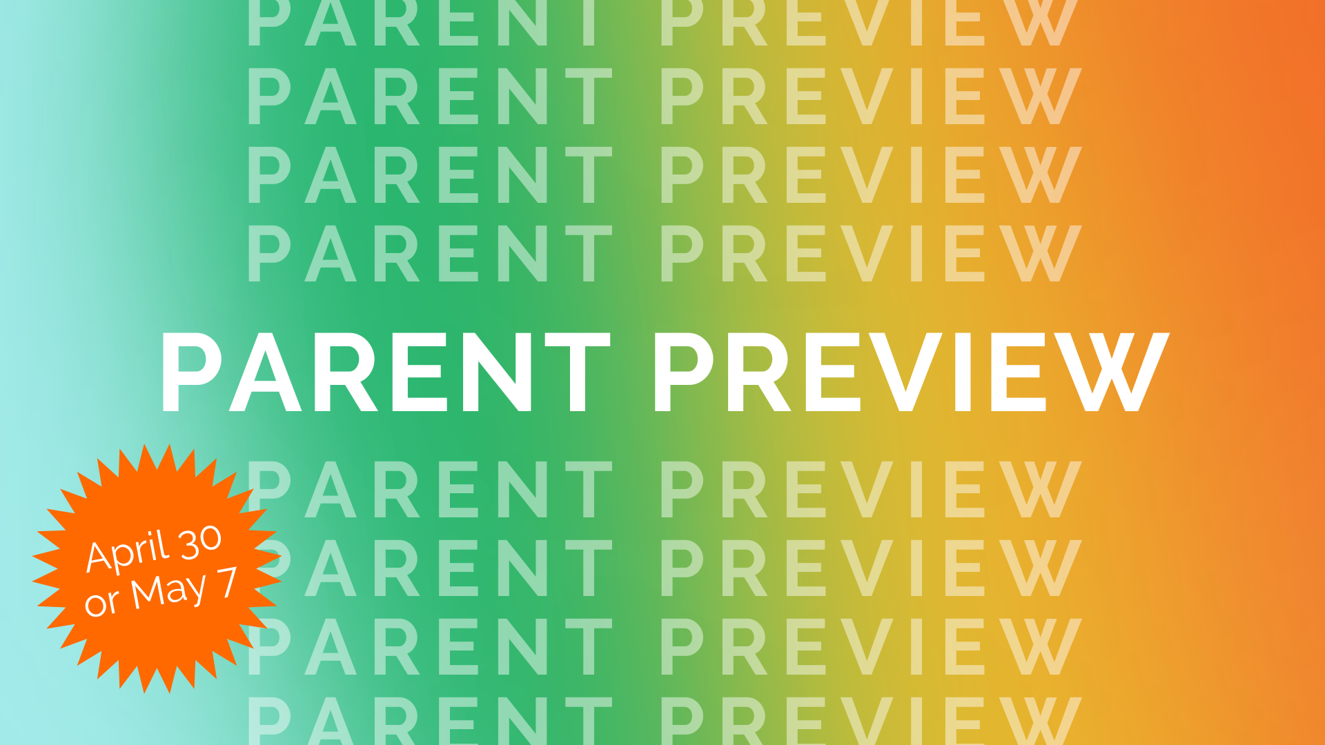 Parent Preview Presentation Parent Preview Presentation